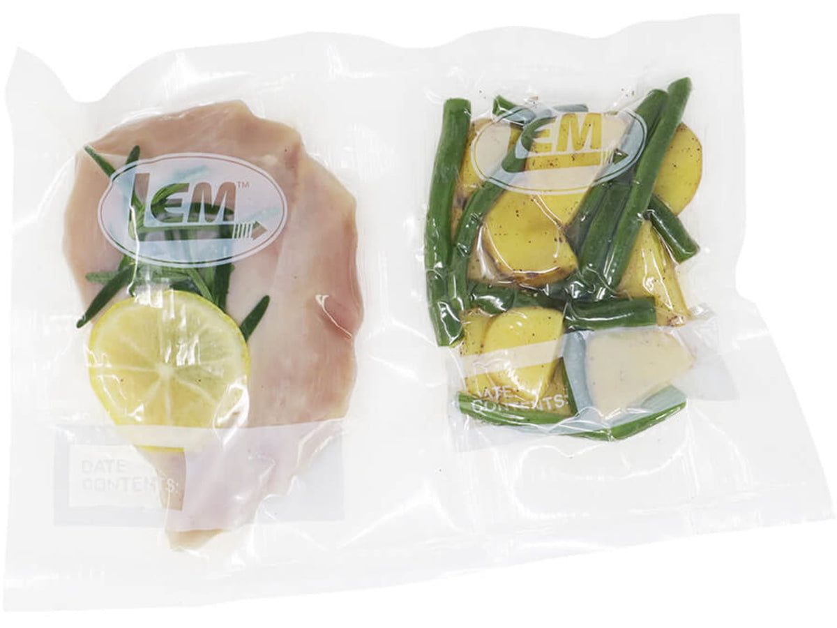 LEM Products Maxvac Portion Vacuum 2 Bag Rolls 11in x 16ft Clear 1523
