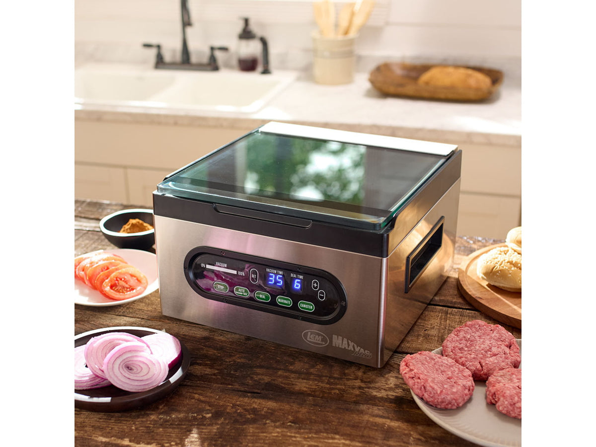 LEM Products MaxVac Pro Chamber Vacuum Sealer White