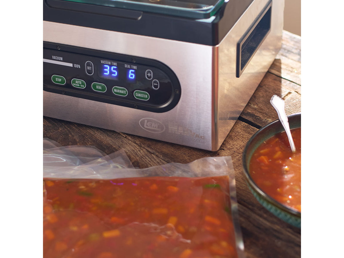 LEM Products MaxVac Pro Chamber Vacuum Sealer White