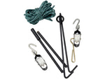 LEM Products Rope Hoist and Collapsible Gambrel Black 338