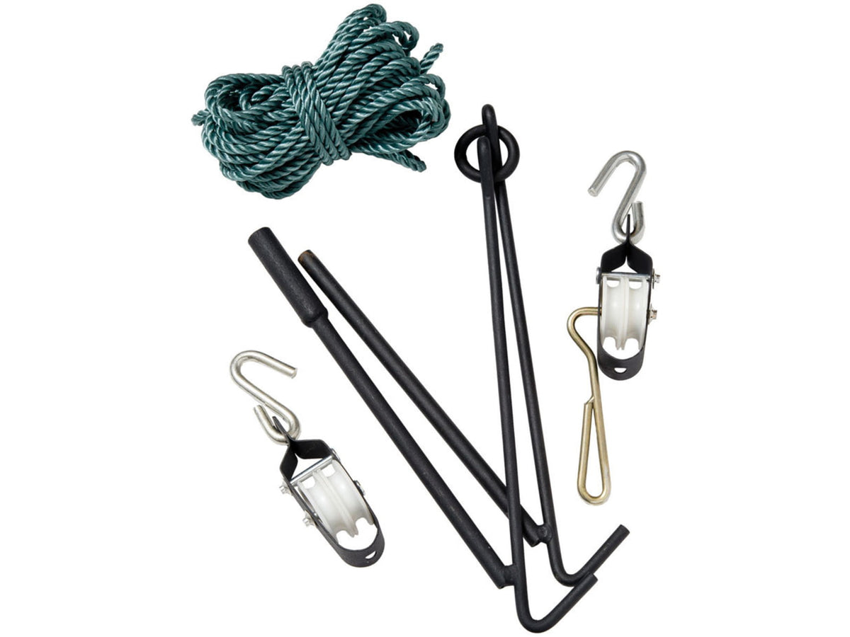 LEM Products Rope Hoist and Collapsible Gambrel Black 338