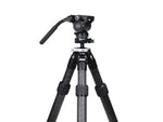 Leofoto STO-322CX Inverted Outdoors Series Carbon Fiber Tripod w/Integrated Lever-Control Ballhead 6.42-66.34in Black