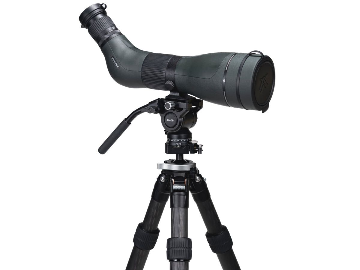 Leofoto STO-322CX Inverted Outdoors Series Carbon Fiber Tripod w/Integrated Lever-Control Ballhead 6.42-66.34in Black