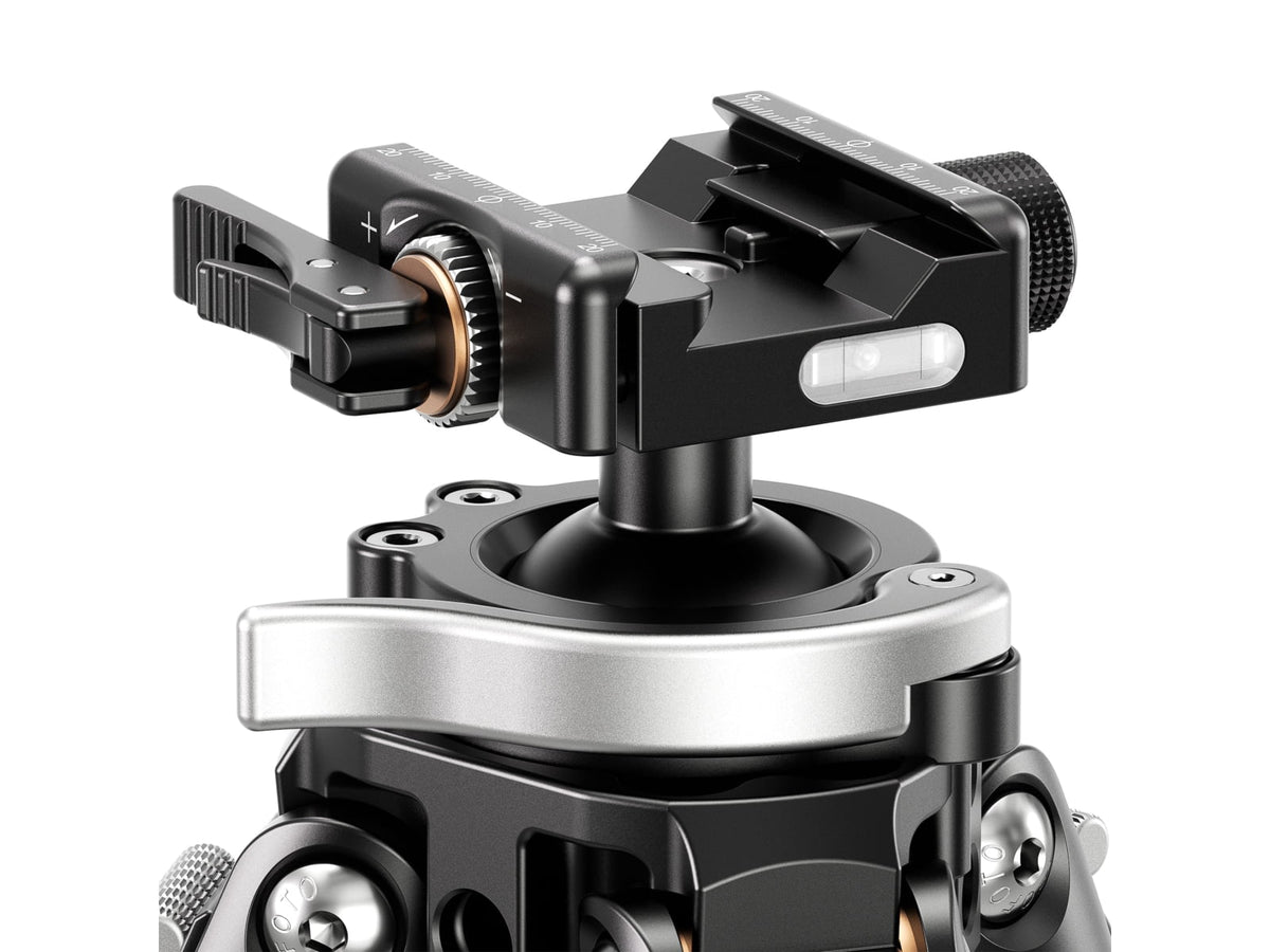 Leofoto STO-322CX Inverted Outdoors Series Carbon Fiber Tripod w/Integrated Lever-Control Ballhead 6.42-66.34in Black