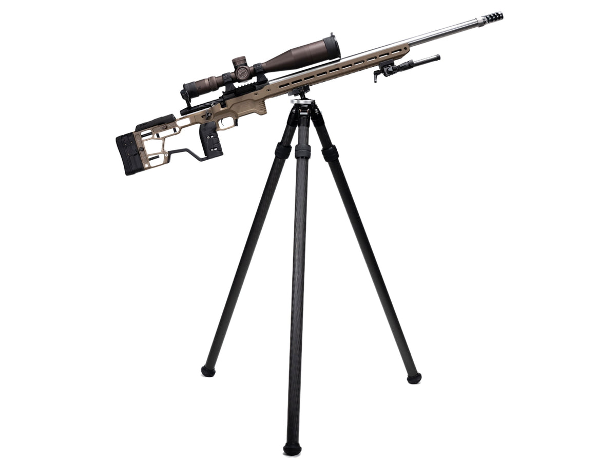 Leofoto STO-322CX Inverted Outdoors Series Carbon Fiber Tripod w/Integrated Lever-Control Ballhead 6.42-66.34in Black