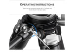 Leofoto AM-4 Versa Magic Arm Multi-Purpose Accessory w/ 1/4th Mounting Screws