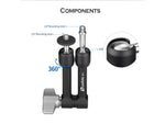 Leofoto AM-4 Versa Magic Arm Multi-Purpose Accessory w/ 1/4th Mounting Screws