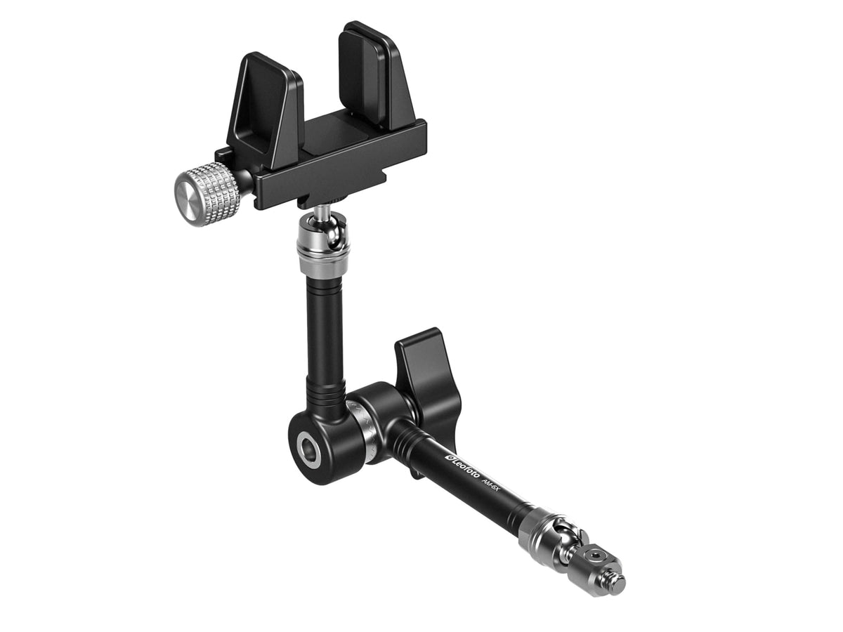 Leofoto AM-6X Magic Arm/GMC-02 Clamp Set for Kestrel Weather Meter/Phone Black 6940828313668