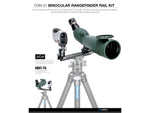 Leofoto FDM-01 Binocular Rangefinder Rail Kit 23 cm Black FDM-01