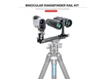 Leofoto FDM-01 Binocular Rangefinder Rail Kit 23 cm Black FDM-01