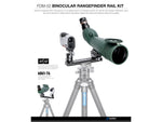 Leofoto FDM-02 Binocular Rangefinder Rail Kit 20 cm Black FDM-02
