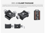 Leofoto FDM-02 Binocular Rangefinder Rail Kit 20 cm Black FDM-02