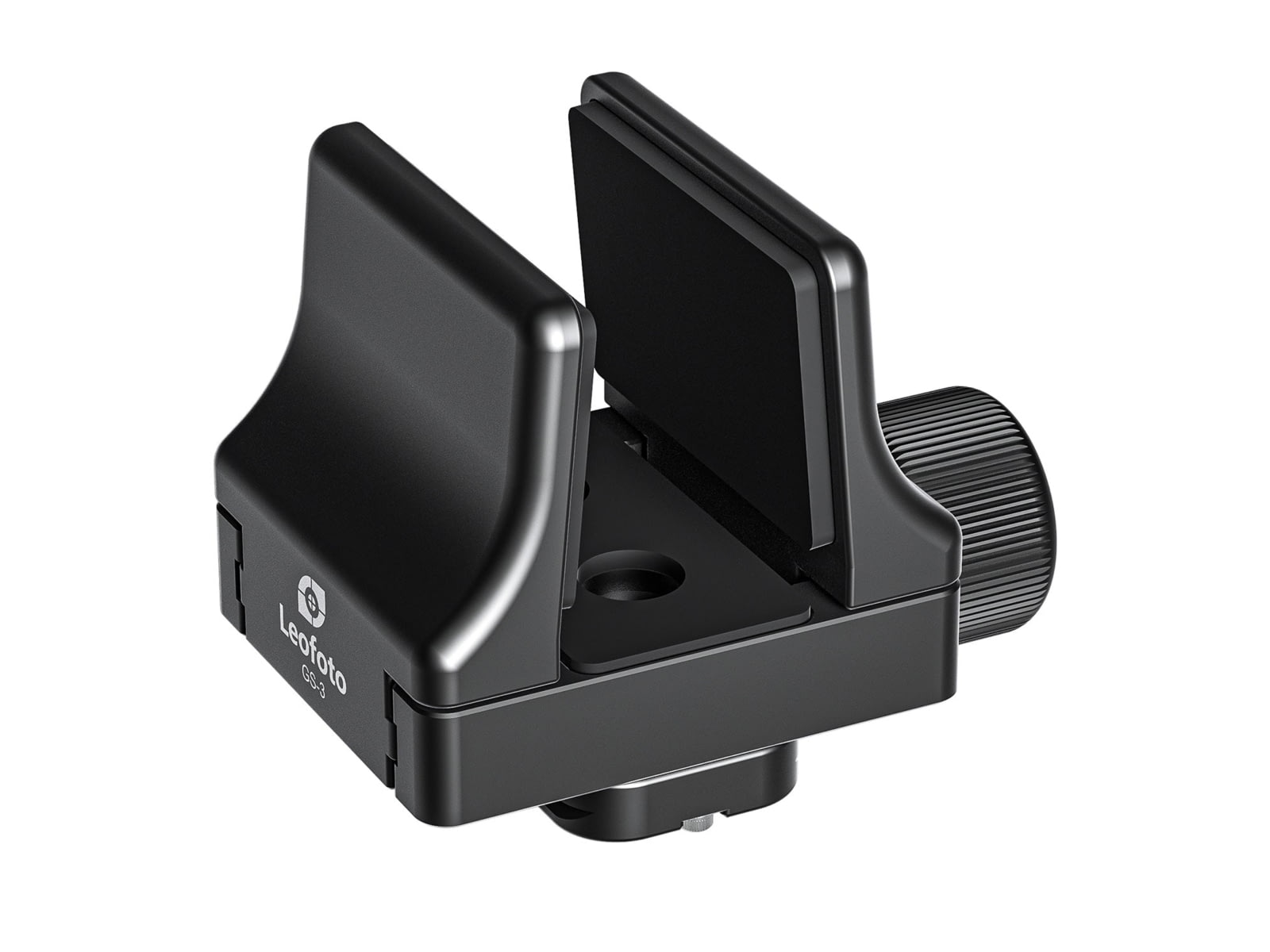 Leofoto GS-3 Lightweight Clamp Support Mount - Arca QR Clamp Black GS-3