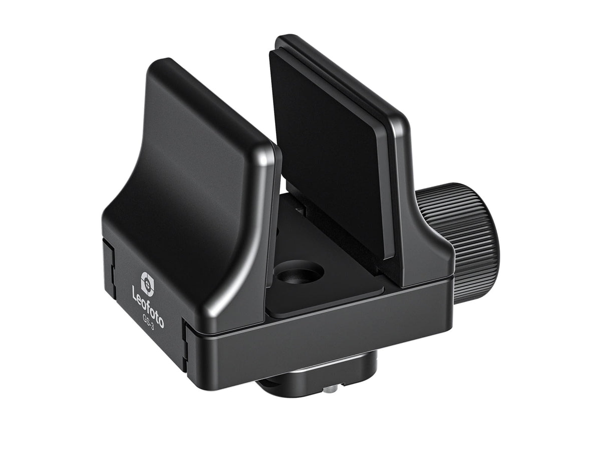 Leofoto GS-3 Lightweight Clamp Support Mount - Arca QR Clamp Black GS-3
