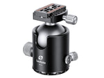 Leofoto HB-70 70mm Pro Heavy-Duty Ball Head w/Quick Release Plate & Case Black HB-70