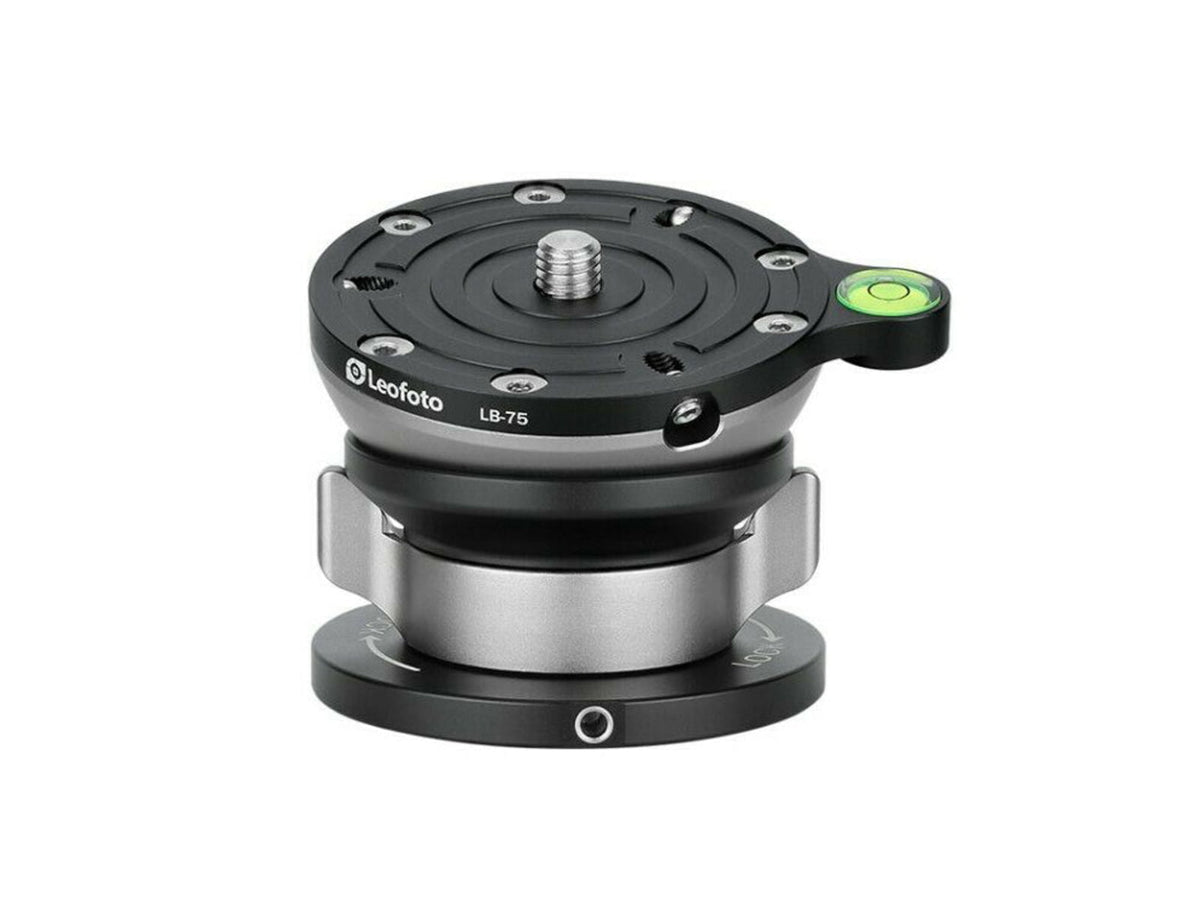 Leofoto LB-75 Leveling Head w/ Butterfly Handle Black LB-75