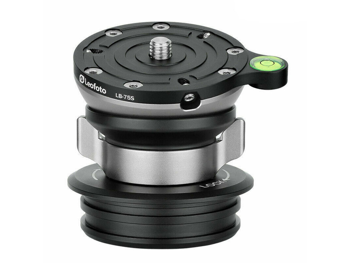 Leofoto LB-75S Leveling Head w/ Butterfly Handle Black LB-75S