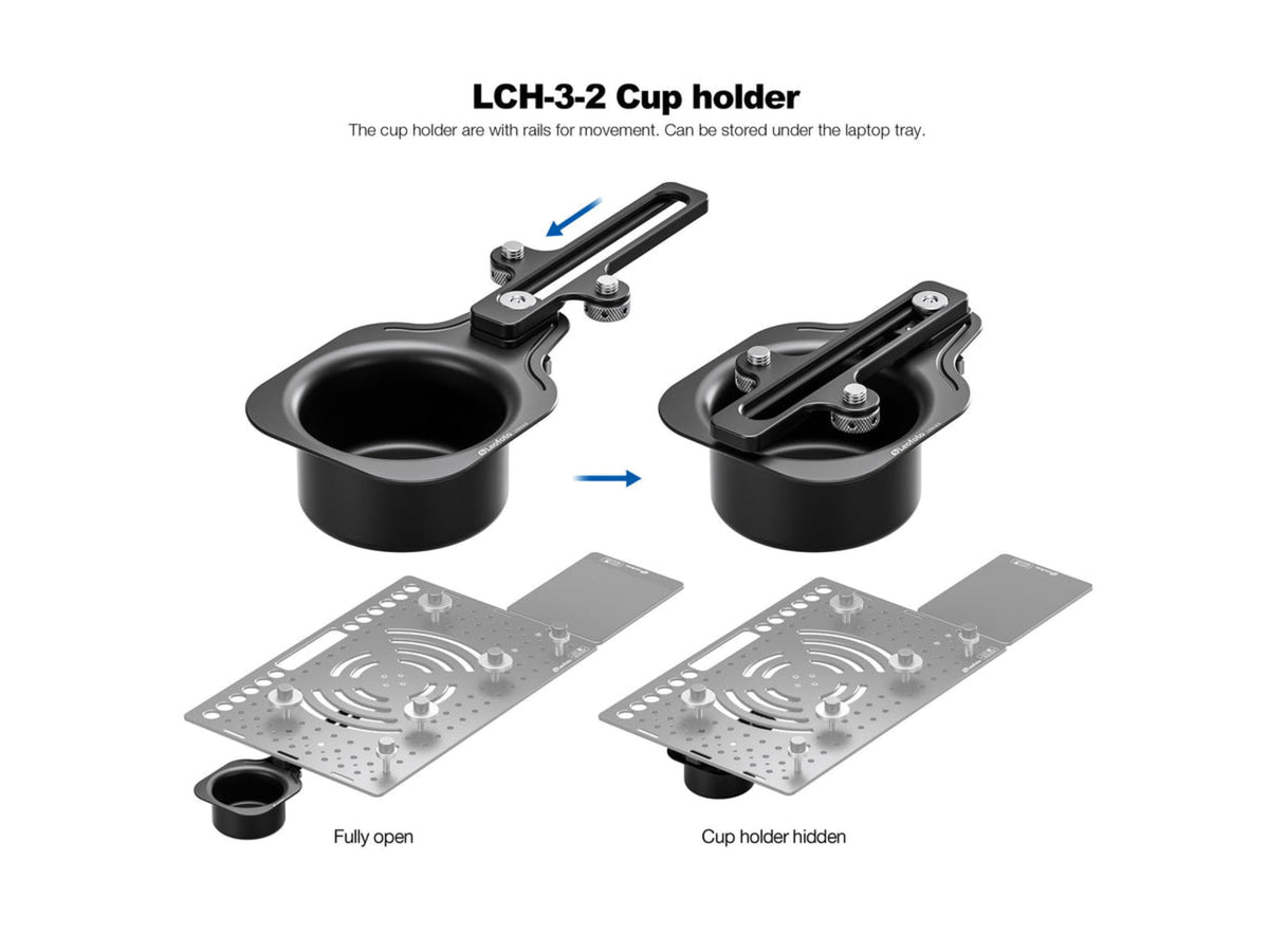 Leofoto LCH-3-2 Cup Holder Black LCH-3-2