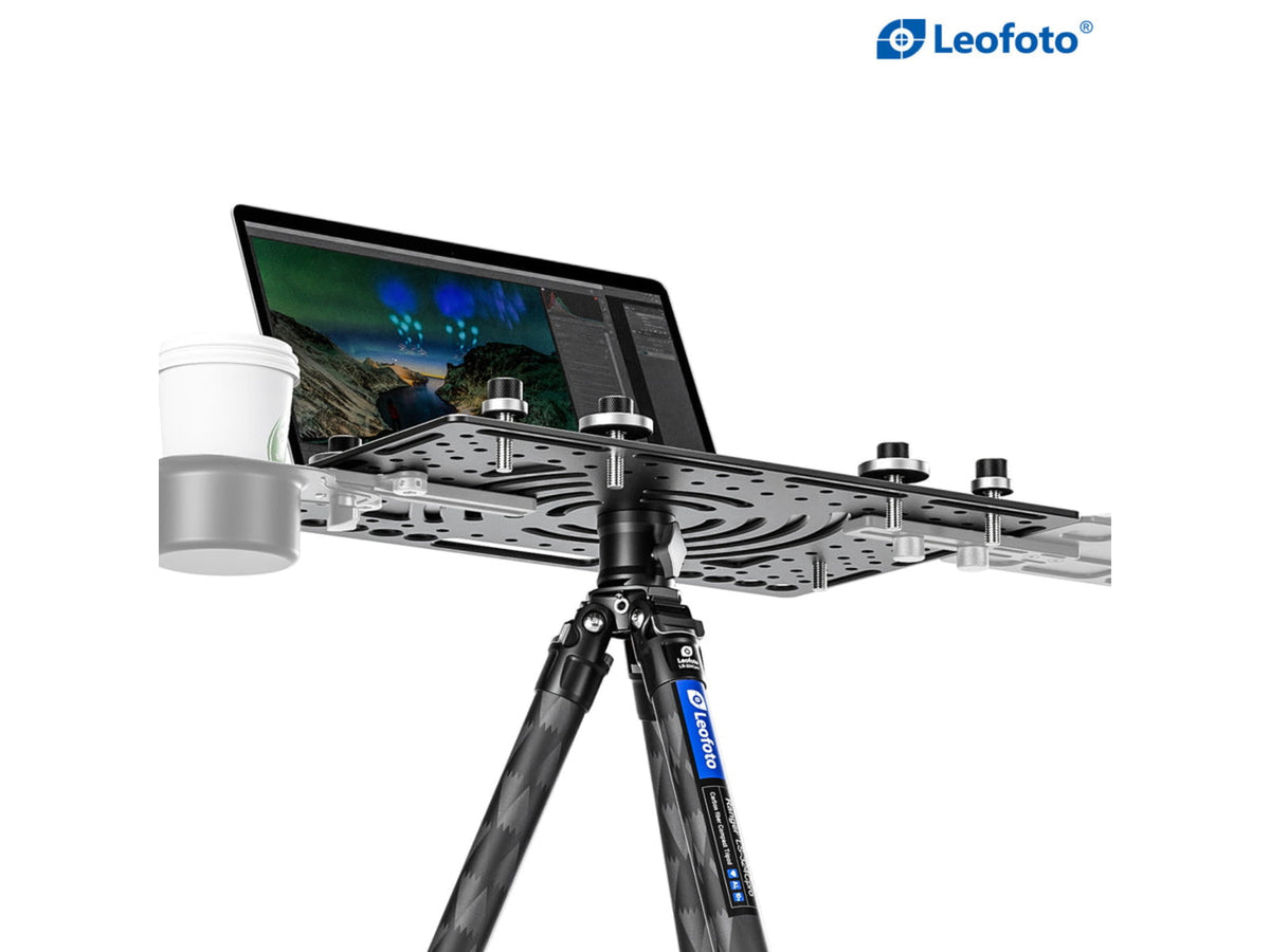 Leofoto LCH-3 Ultimate Laptop Tray 1/4'' and 3/8'' Black LCH-3