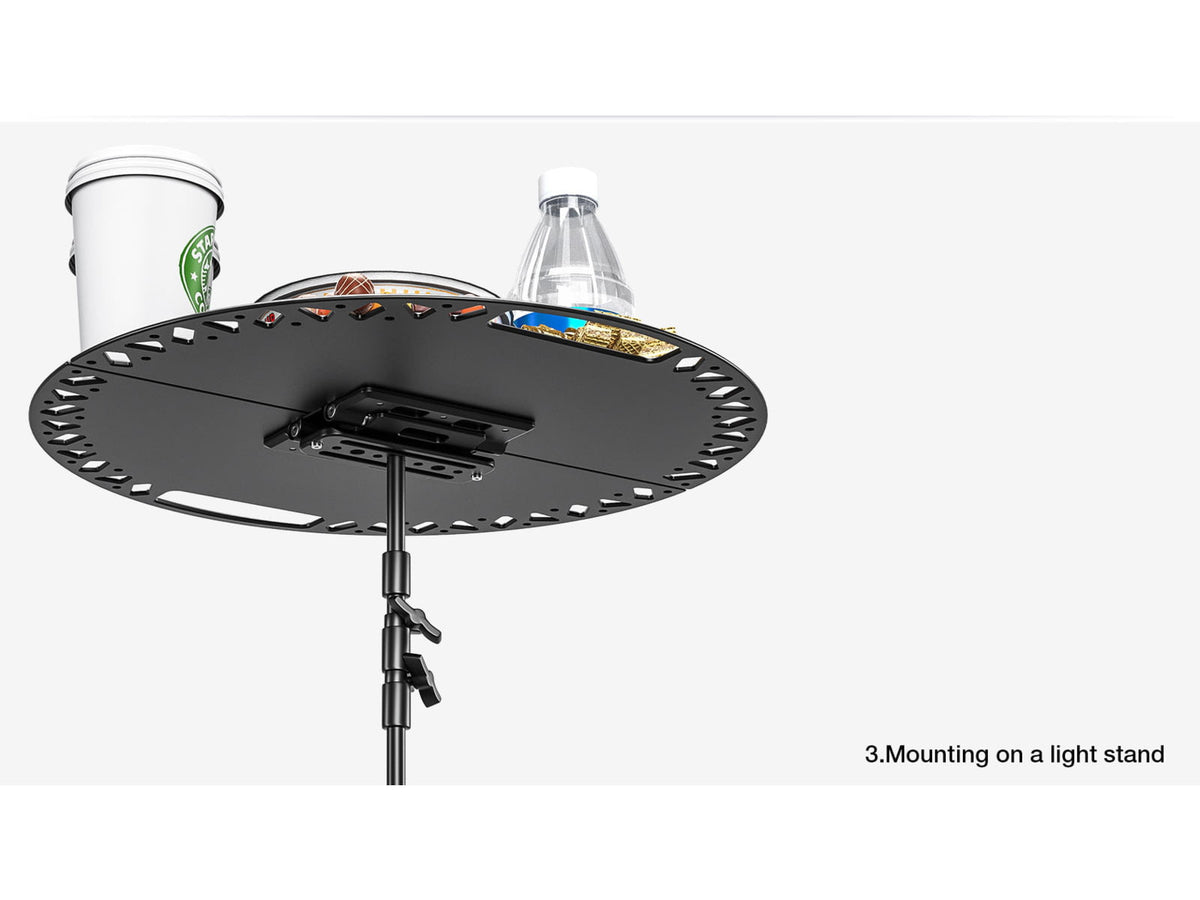 Leofoto LCH-4 Multi-Functional Folding Tray Arca 1/4'' 3/8'' Black LCH-4