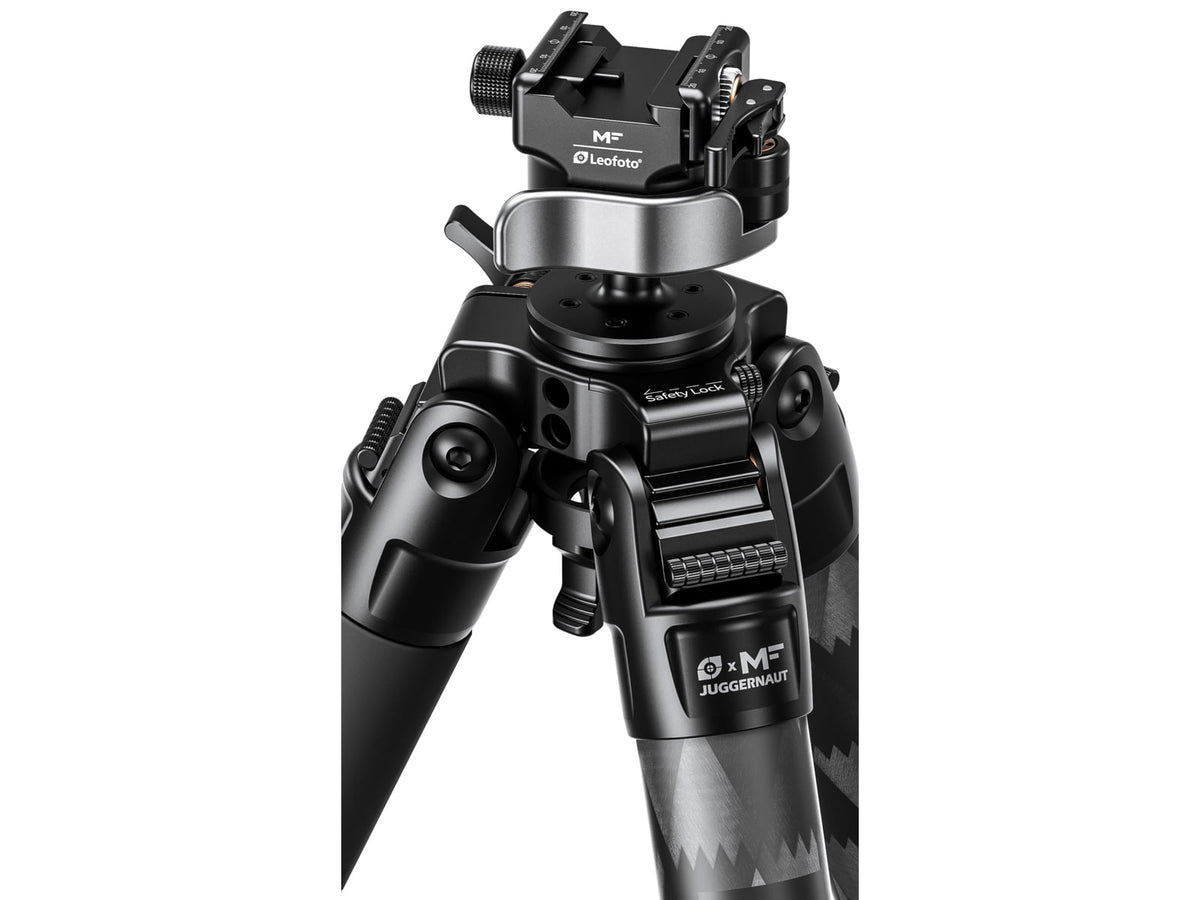Leofoto Juggernaut S2 2-Section Precision Shooting Tripod Kit 25.8-66.4in Black 6940828320307