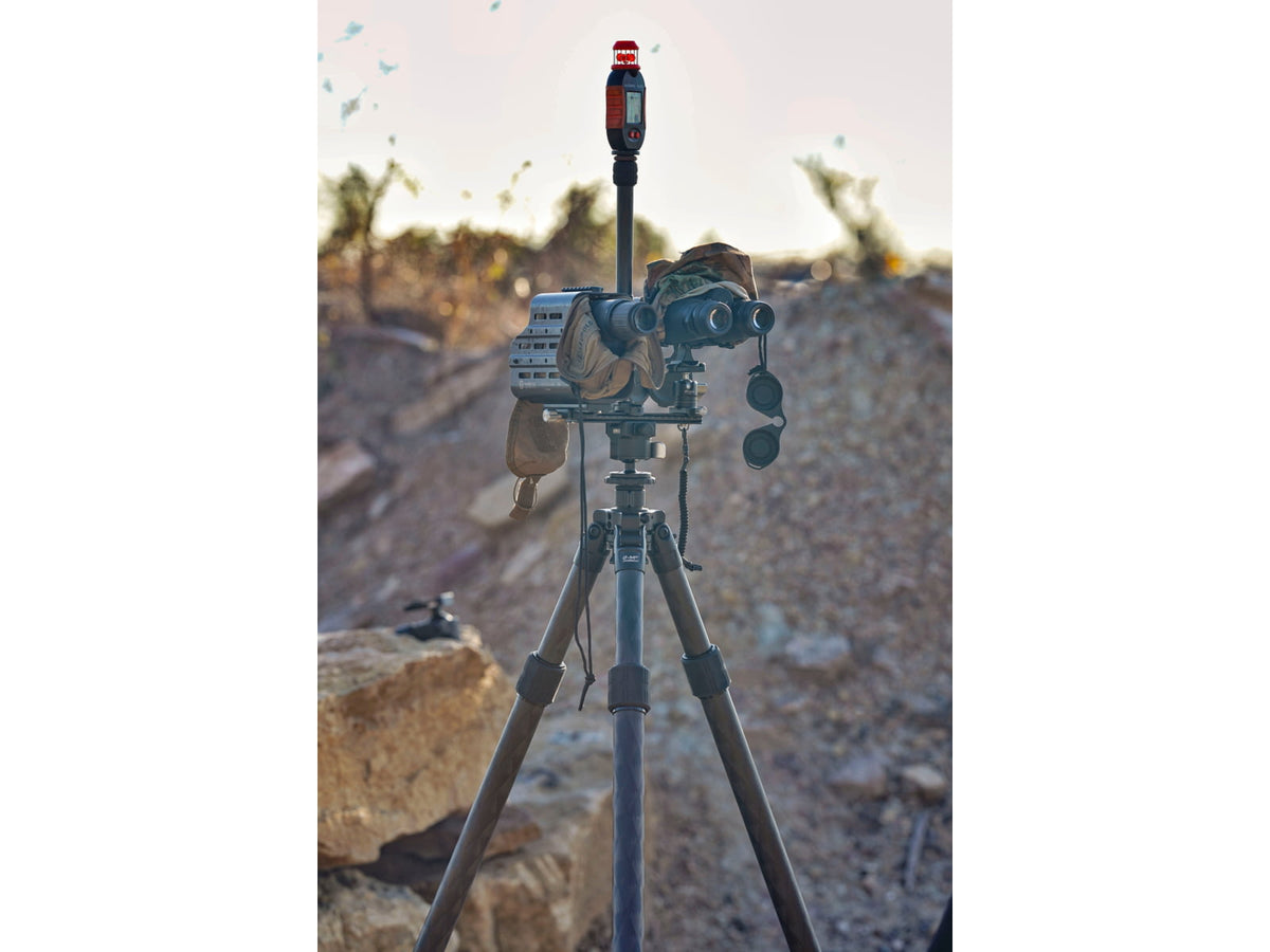 Leofoto Juggernaut S3 3-Section Inverted Precision Shooting Tripod Kit 21.5-66.4in Black 6940828320321