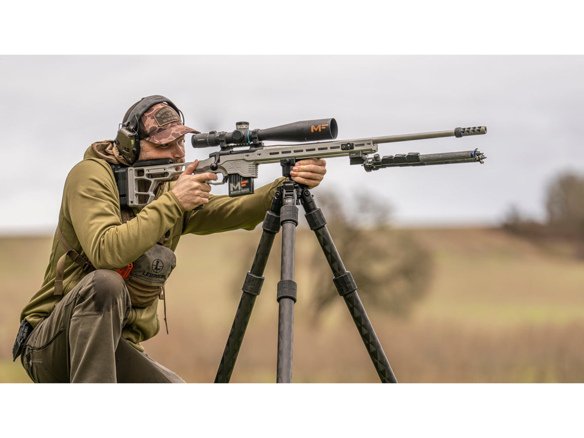 Leofoto Juggernaut S3 3-Section Inverted Precision Shooting Tripod Kit 21.5-66.4in Black 6940828320321