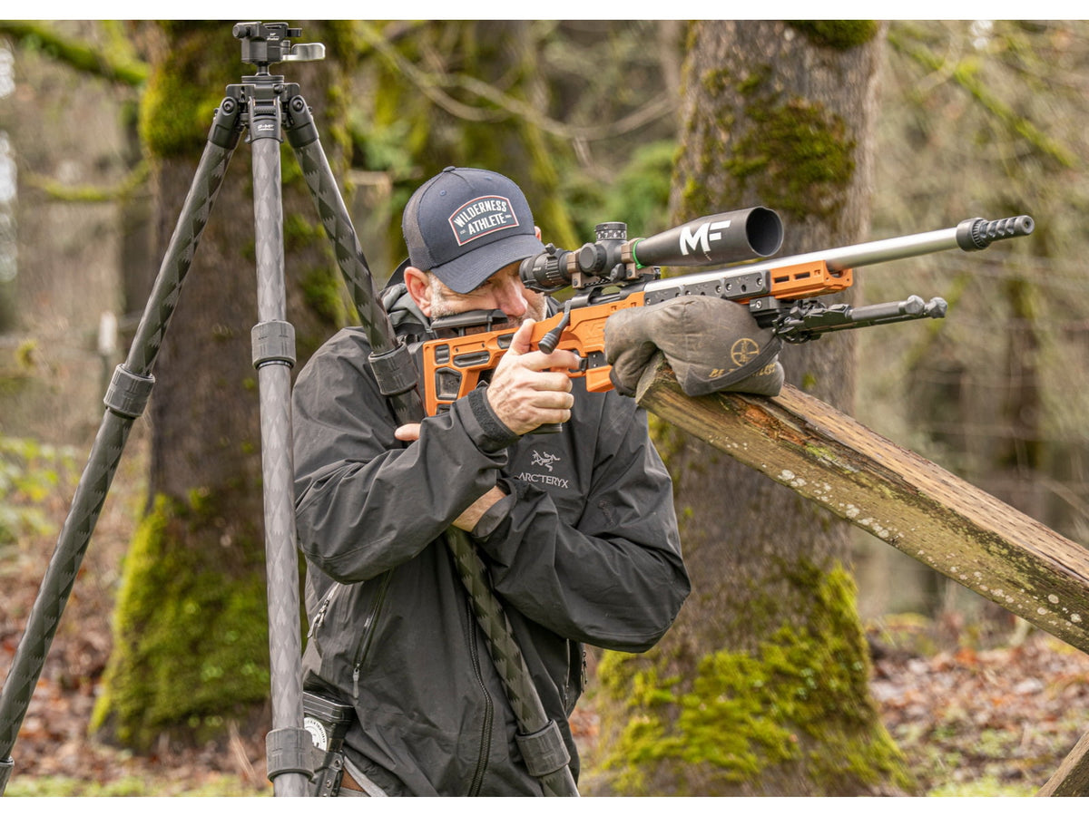 Leofoto Juggernaut S3 3-Section Inverted Precision Shooting Tripod Kit 21.5-66.4in Black 6940828320321