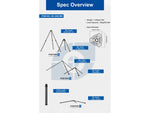 Leofoto Usa Carbon Fiber Tripod Black SO-282CX+MA-40X