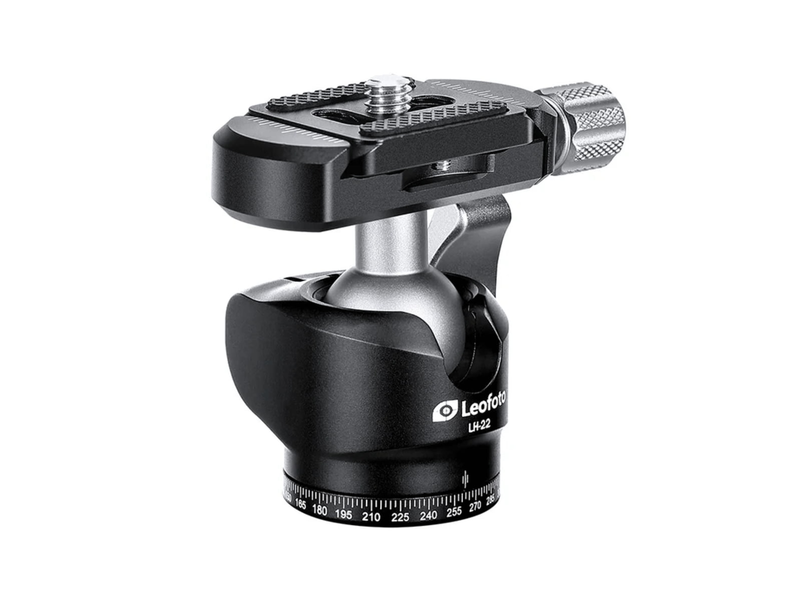 Leofoto LH-22 Mini Ball Head & QR Plate - 1/4'' Arca Black LH-22