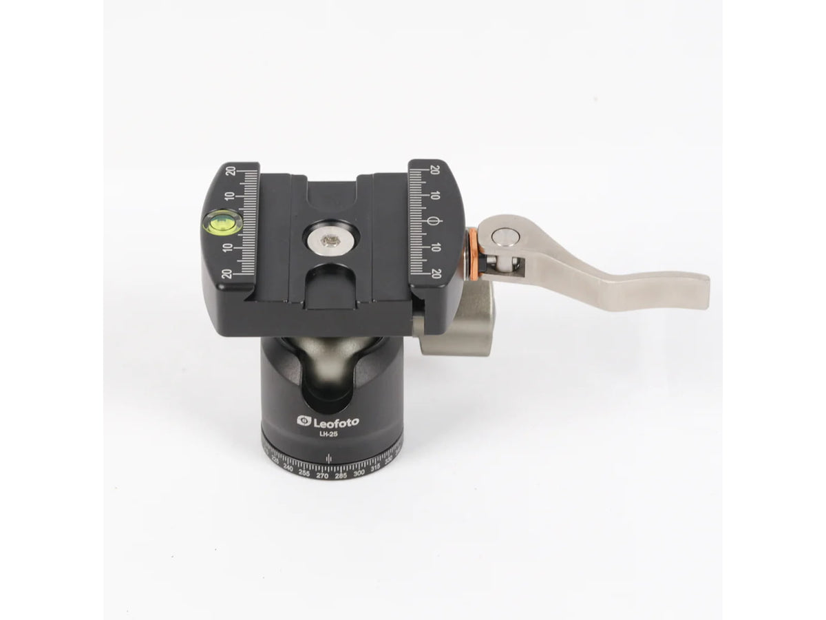 Leofoto LH-25LR Mini Ball Head w/ LR-50 Lever-Release Clamp Arca Black LH-25LR