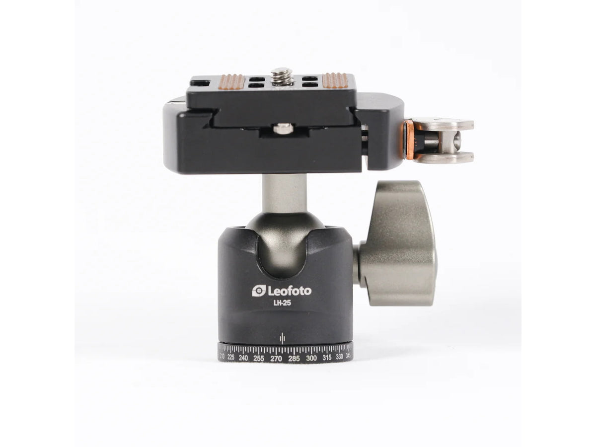 Leofoto LH-25LR Mini Ball Head w/ LR-50 Lever-Release Clamp Arca Black LH-25LR