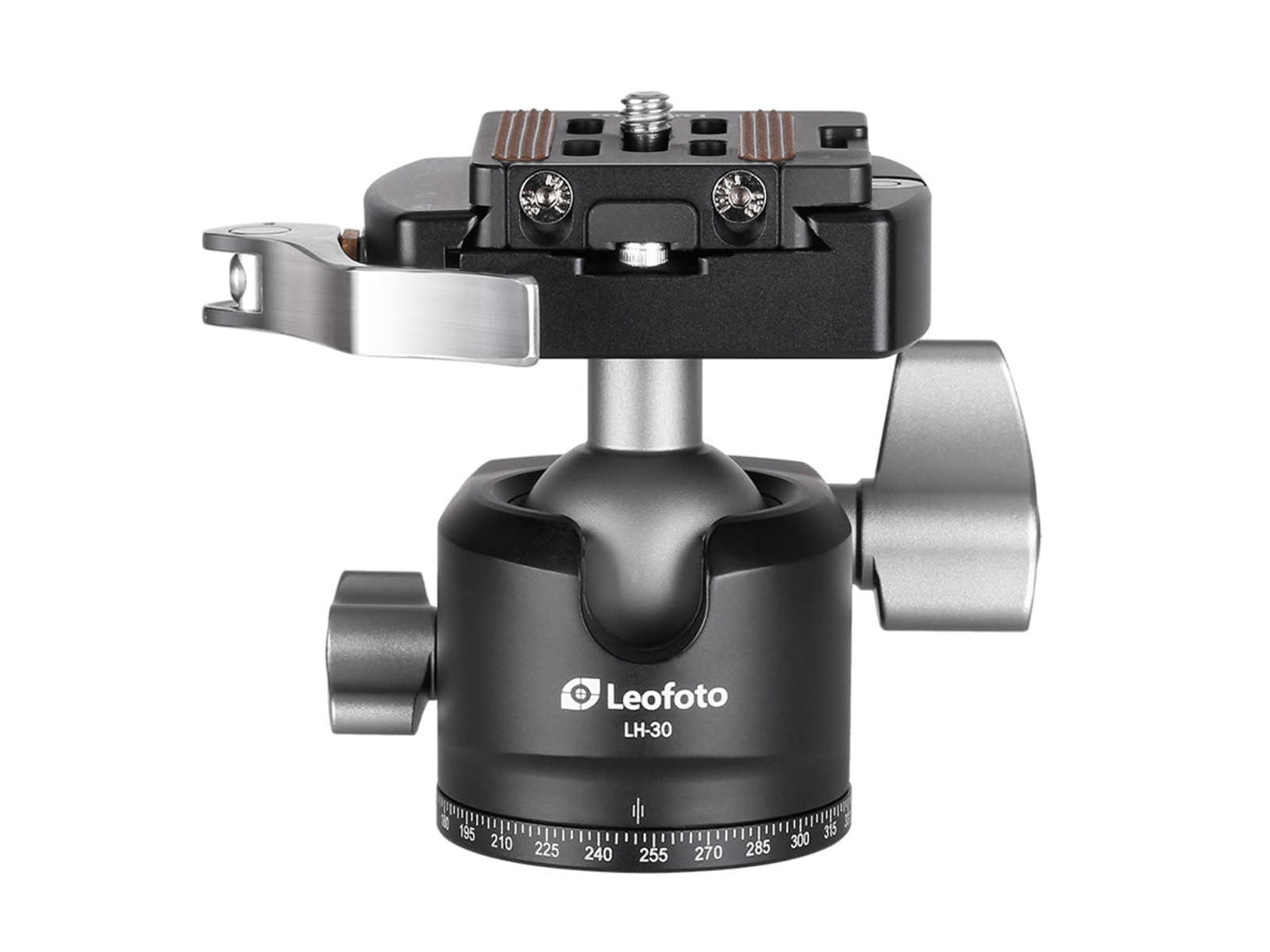Leofoto LH-30LR Ball Head w/ LR-50 Lever-Release Clamp Arca Black LH-30LR