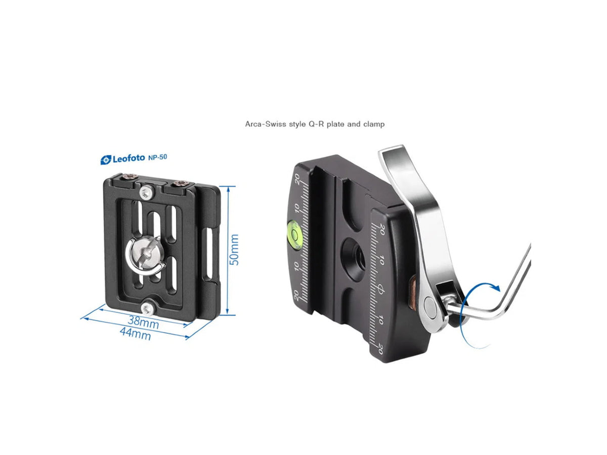 Leofoto LH-40LR Ball Head w/ Lever Release Clamp Arca Black LH-40LR
