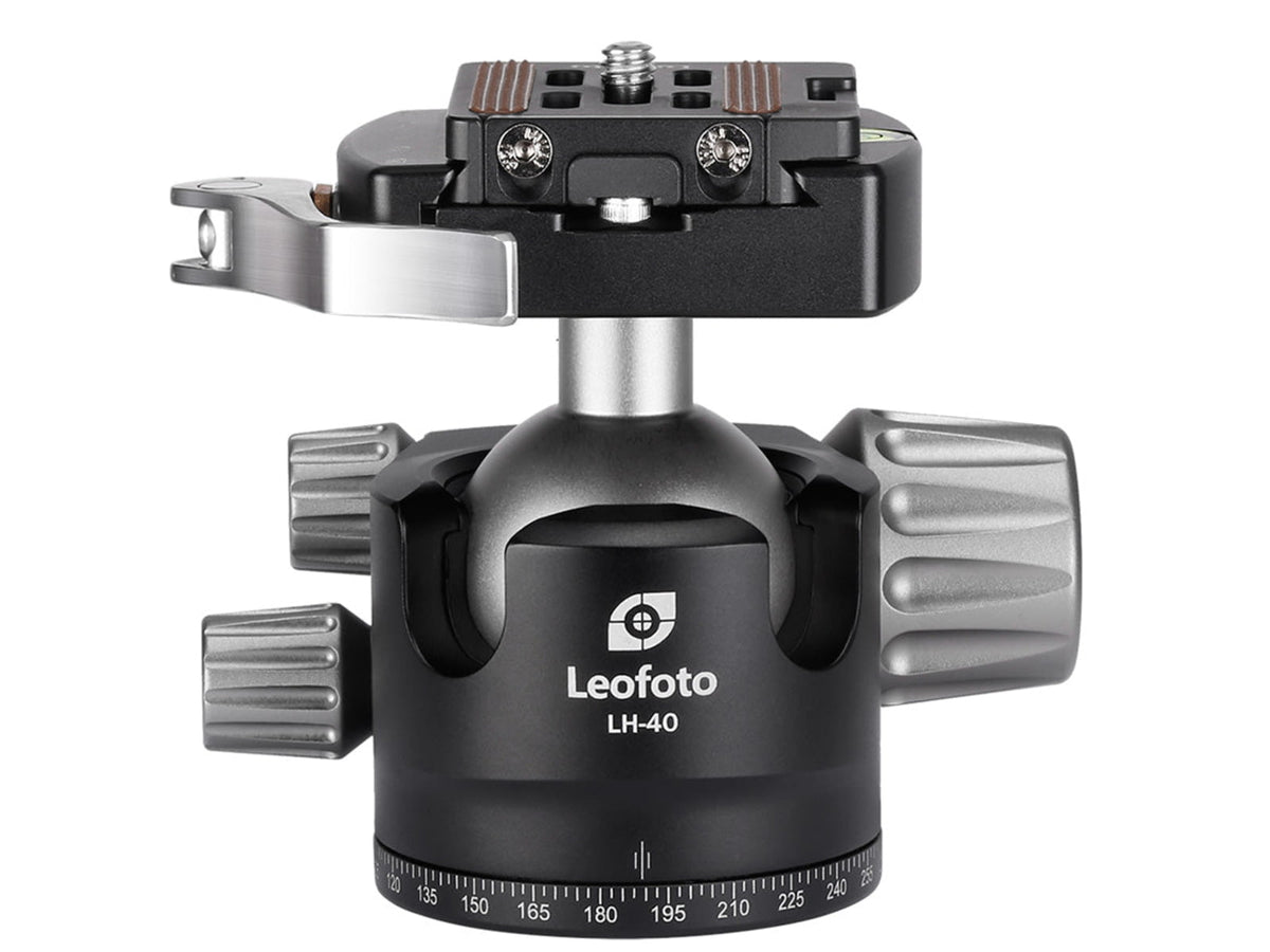 Leofoto LH-40LR Ball Head w/ Lever Release Clamp Arca Black LH-40LR