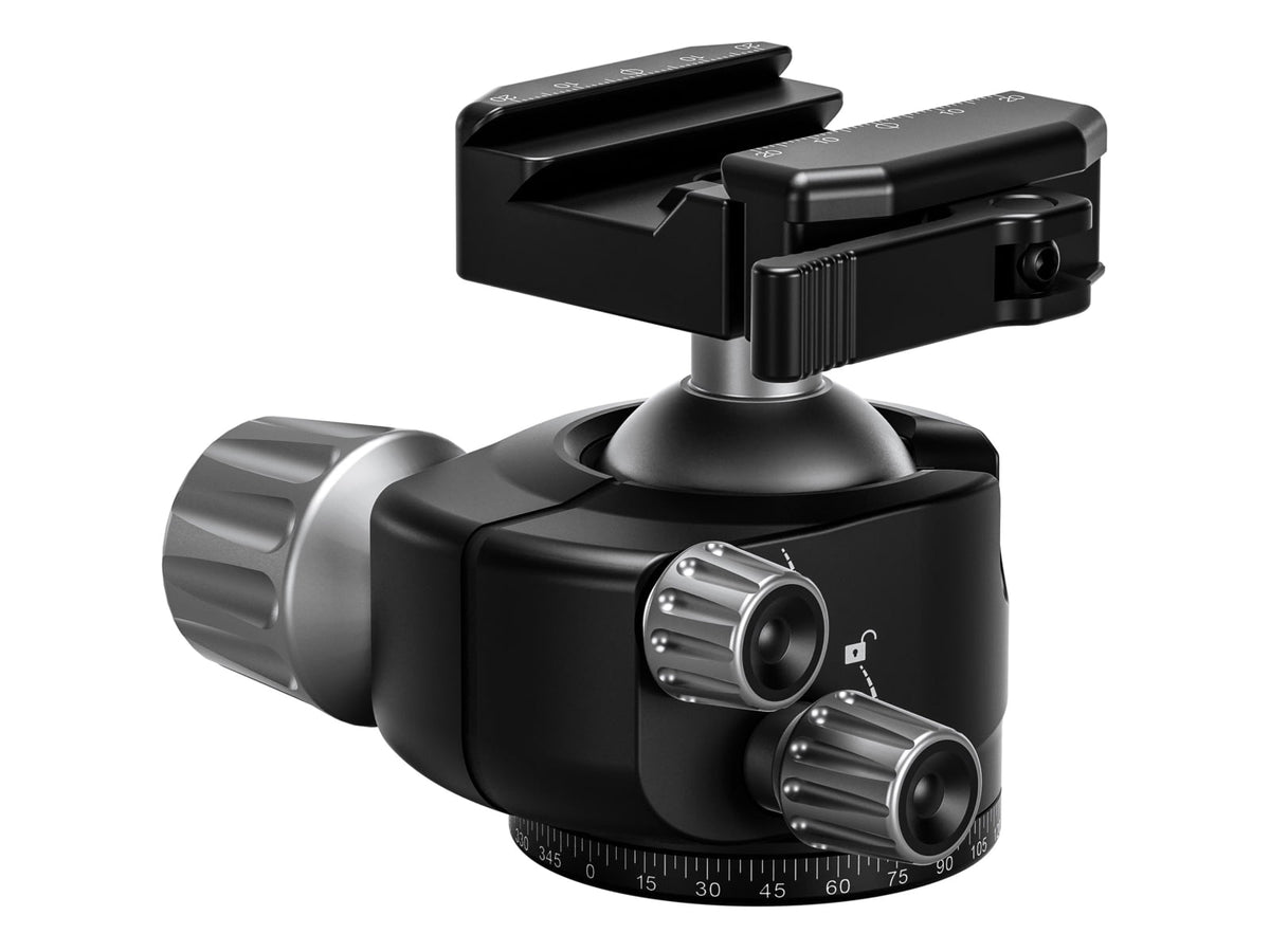 Leofoto LH-40LSC Lever-Release Hybrid Clamp Ball Head Arca/Picatinny Black LH-40LSC