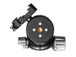 Leofoto LH-55LSC Lever-Release Hybrid Clamp Ball Head Arca Black LH-55LSC