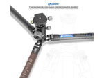Leofoto LX-284CT/XB-38 Reversible Travel Tripod w/ Ball Head Set Black LX-284CT+XB-38