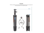 Leofoto LX-284CT/XB-38 Reversible Travel Tripod w/ Ball Head Set Black LX-284CT+XB-38