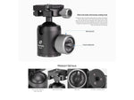 Leofoto LX-284CT/XB-38 Reversible Travel Tripod w/ Ball Head Set Black LX-284CT+XB-38