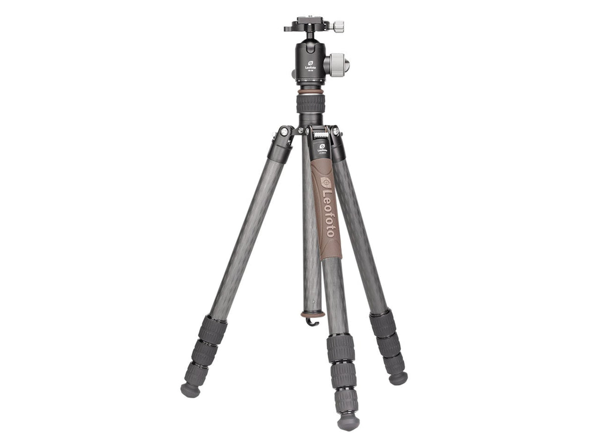 Leofoto LX-284CT/XB-38 Reversible Travel Tripod w/ Ball Head Set Black LX-284CT+XB-38