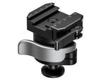Leofoto MA-40X Outdoors Lever-Release Rapid Lock Ball Head w/ Hybrid Clamp Arca/Picatinny Black MA-40X