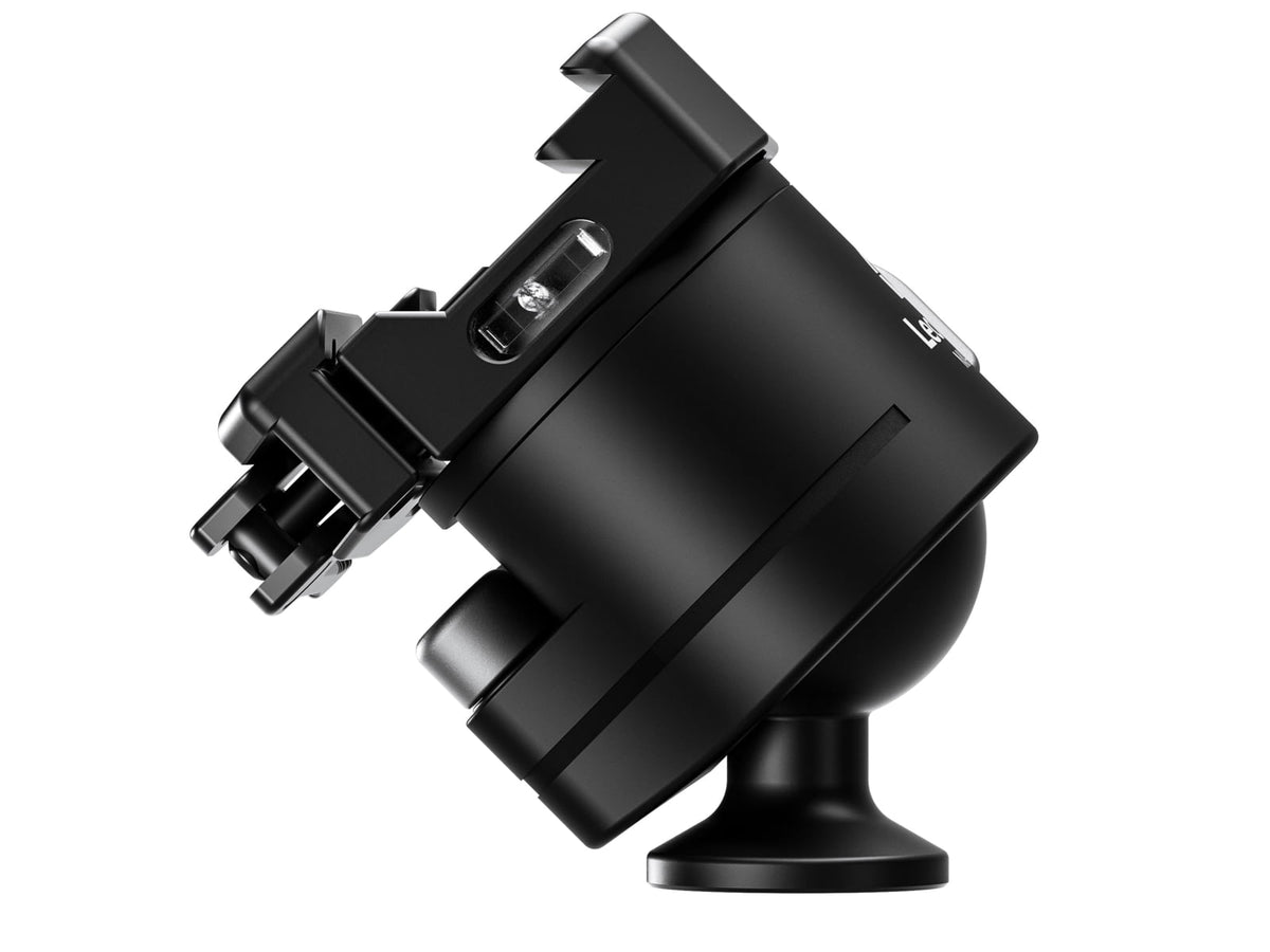 Leofoto MA-40X Outdoors Lever-Release Rapid Lock Ball Head w/ Hybrid Clamp Arca/Picatinny Black MA-40X