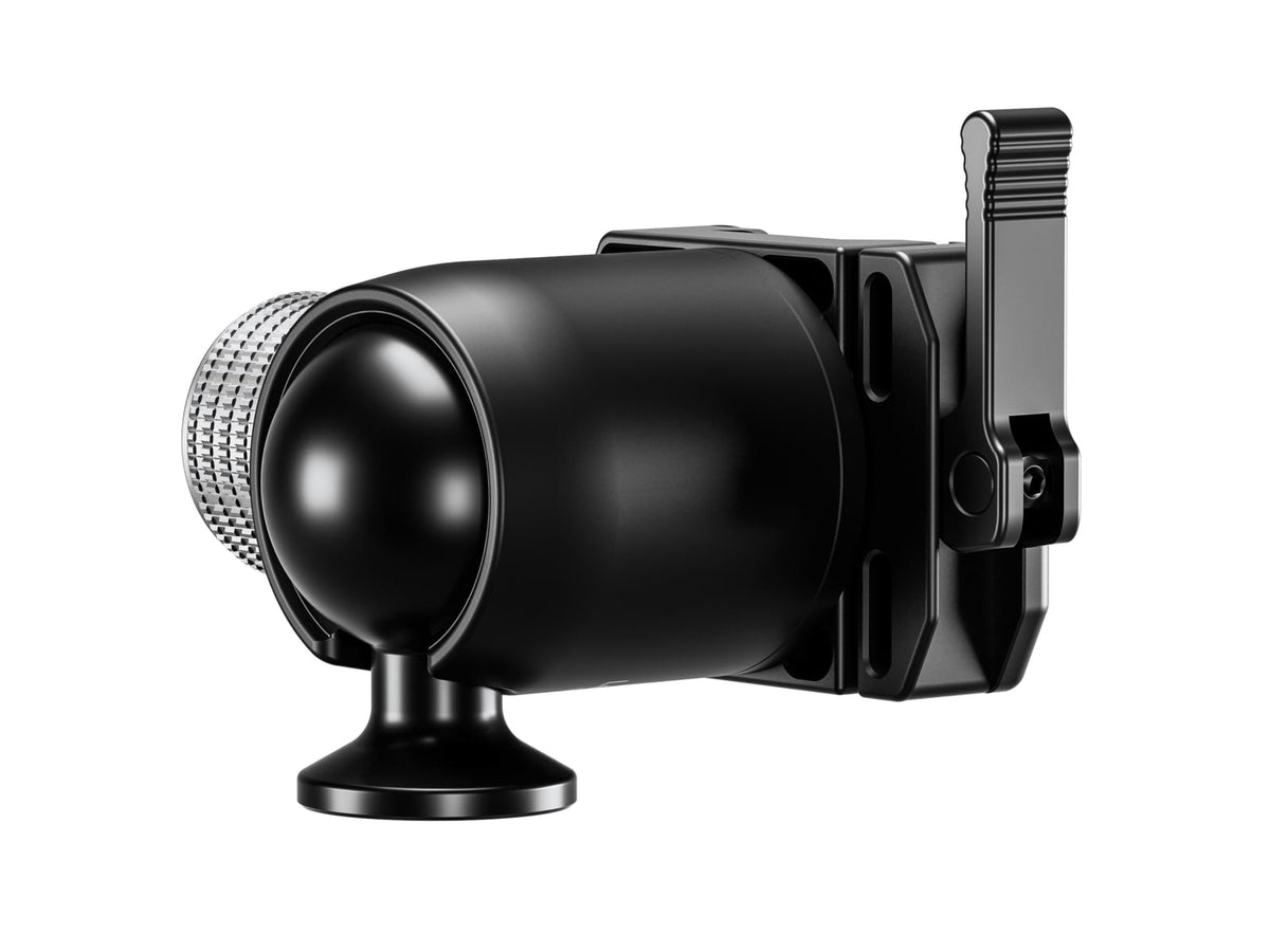 Leofoto MG-40X Outdoors Lever-Release Rapid Lock Ball Head w/ Hybrid Clamp Arca/Picatinny Black MG-40X