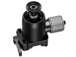 Leofoto MG-40X Outdoors Lever-Release Rapid Lock Ball Head w/ Hybrid Clamp Arca/Picatinny Black MG-40X
