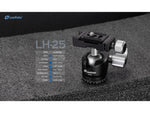 Leofoto MT-02 Aluminum Mini Table Top Tripod w/ Ball Head Kit Black MT-02+LH-25