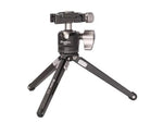 Leofoto MT-02 Aluminum Mini Table Top Tripod w/ Ball Head Kit Black MT-02+LH-25