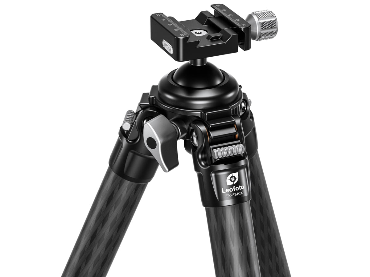 Leofoto SK-324CX Outdoors Tripod w/ Integrated Knob-Control Ballhead