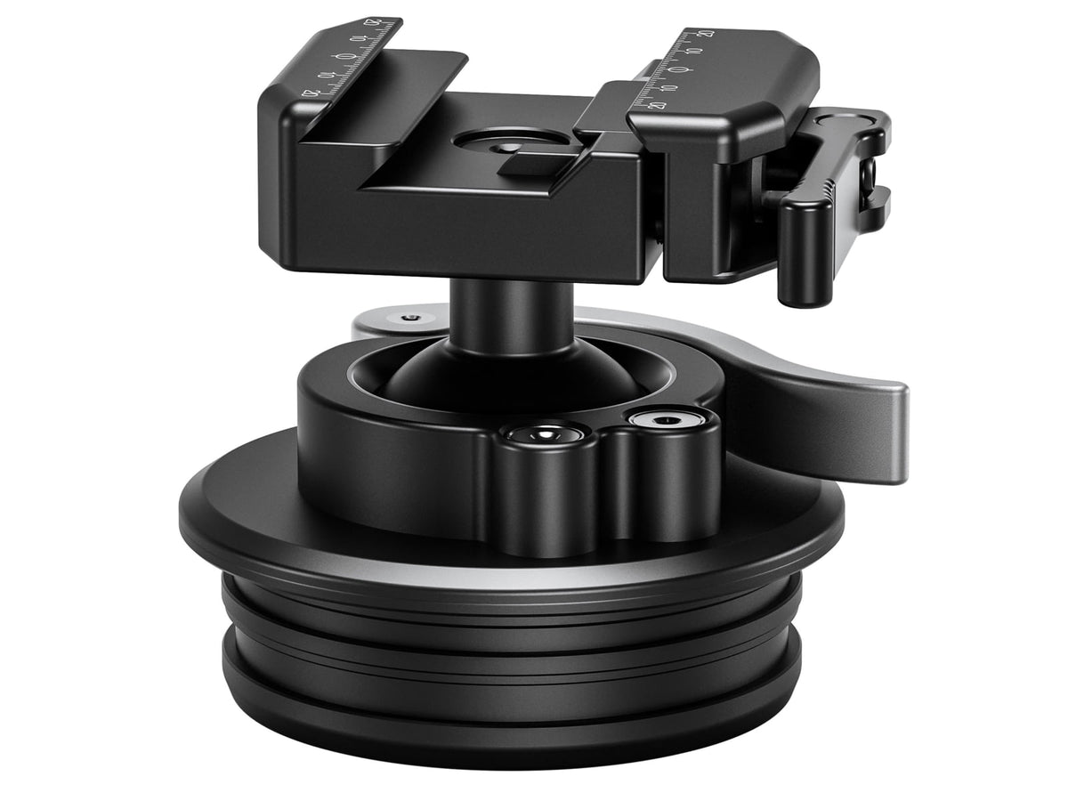 Leofoto STB-75 Rapid Lever-Lock Outdoors Ball Head w/ Integrated 75mm Bowl Adapter Black STB-75X