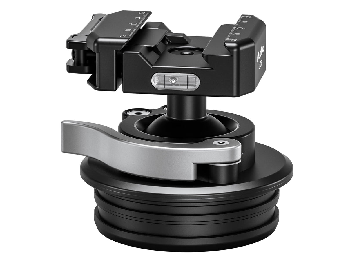 Leofoto STB-75 Rapid Lever-Lock Outdoors Ball Head w/ Integrated 75mm Bowl Adapter Black STB-75X